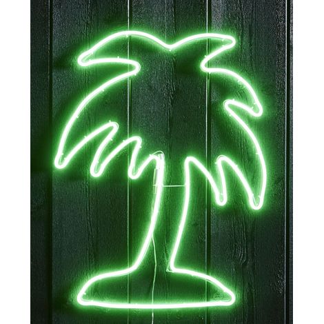 Best Season LED-Silhouette 'Flatneon', 384 LED, Palme (1/2)
