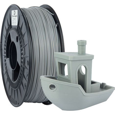 Filamento PLA 3DPower Hyper Speed 1,75 mm grigio metallizzato 1 kg (1/5)