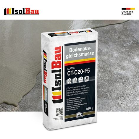 IsolBau Fließestrich Bodenausgleichsmasse 2-20mm 25kg (1/5)
