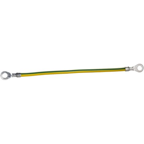 Câble de mise à la terre 6 mm² 160 mm œillet 8,3 mm NSYEL166D8
