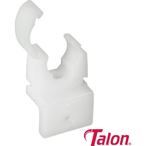 Talon EZ Joist Pipe Clips White - 15mm
