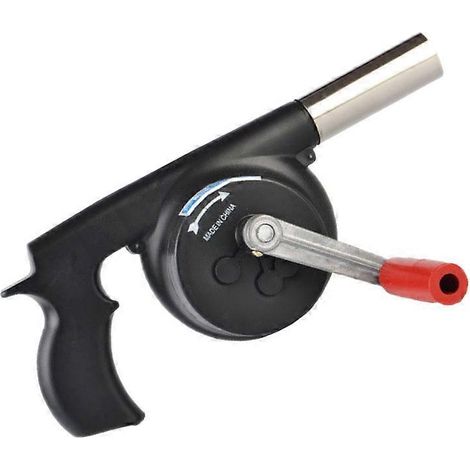 Souffleur d'air à manivelle, ventilateur professionnel pour barbecue, compatible avec le camping (1/5)