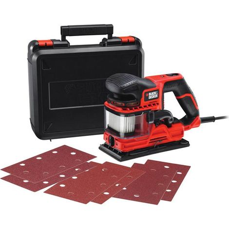 BLACK+DECKER Lijadora de 1/3 hojas con cable 270W - DuoSand - KA330EKA-QS