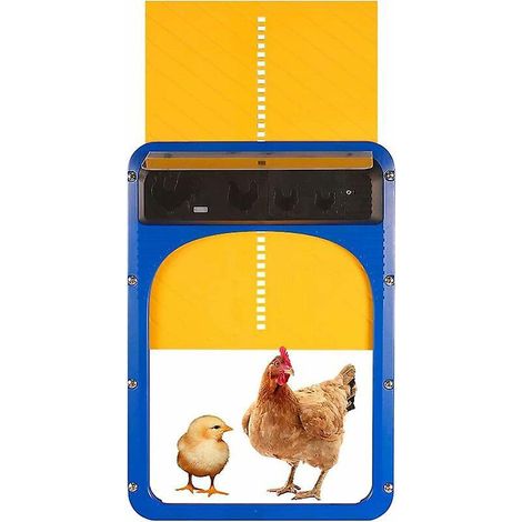 porte De Poulailler Automatique Avec Capteur De Lumire, Ouverture Et Fermeture Automatiques - Protection Intelligente Des Volailles (1/5)