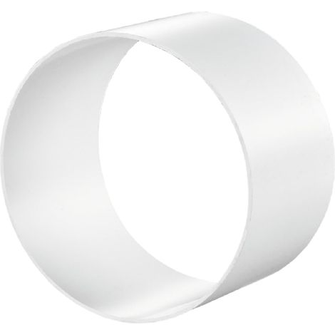 Raccordo per tubi Ø 150 mm, raccordo per tubi rotondi flessibili, in PVC, per sistemi di ventilazione, tubo di ventilazione, canale di ventilazione, in plastica ABS, bianco (1/5)