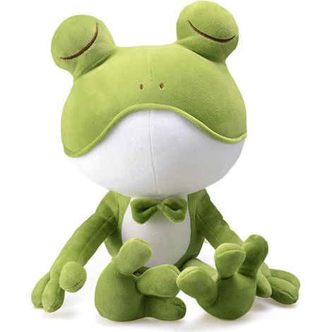 Coussin grenouille mignon de 55 cm, cadeau d'anniversaire pour couple, peluche pour fille, poupée (1/5)