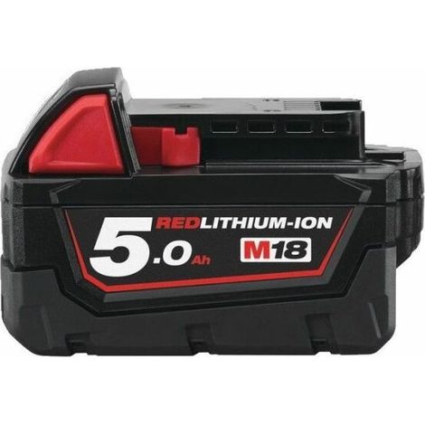 Batería Milwaukee de iones de litio de 5,0 Ah M18B5 - 4932430483
