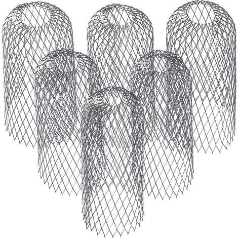 Lot de 4 filtres extensibles en aluminium pour protection de gouttière en métal (1/5)