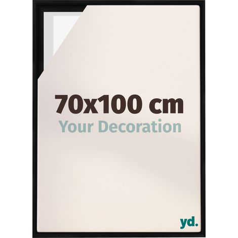 Your Decoration - Cadre flottant  - Noir Mat - Cadre en caisse américaine pour toile sur chassis - MDF - Lyon (1/5)