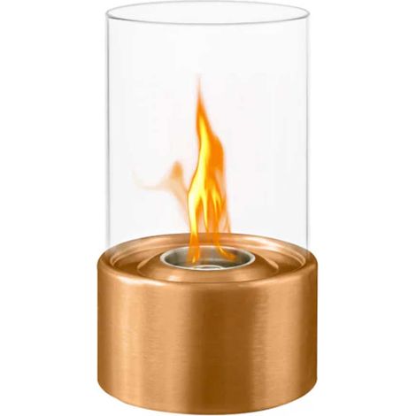 Marsiglia - Bioethanol-Tischkamin f�r drinnen und drau�en �16 x H27 cm, bronze