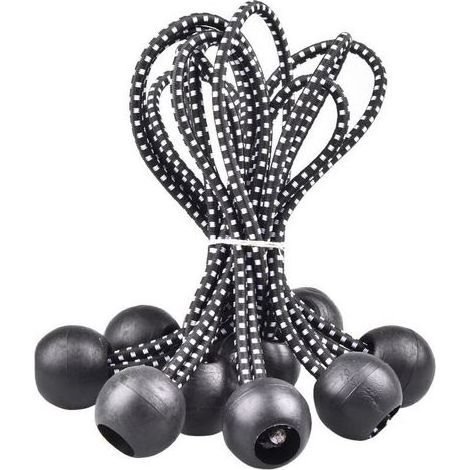 40 Pièces Tendeur Élastique, Tendeur, Tendeur avec Boule, Tendeur Élastique, Tentes, Attaches de Camping De Nombreuses Applications Extérieures (15,5 cm) (1/5)