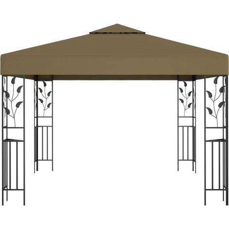 Tonnelle 3x3 m Taupe 180 g/m²