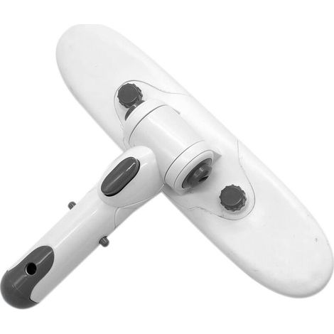 Brosse de nettoyage pour piscine, 25 cm, pour les parois, le fond, les marches et le carrelage, utilisation manuelle dans les spas, les lacs, les fontaines et les baignoires-AquaForge