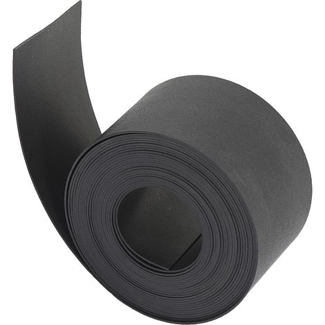 Bordure de jardin en polyéthylène noir, largeur 12 cm, longueur 10 m, épaisseur 2 mm, pour extérieur (1/5)