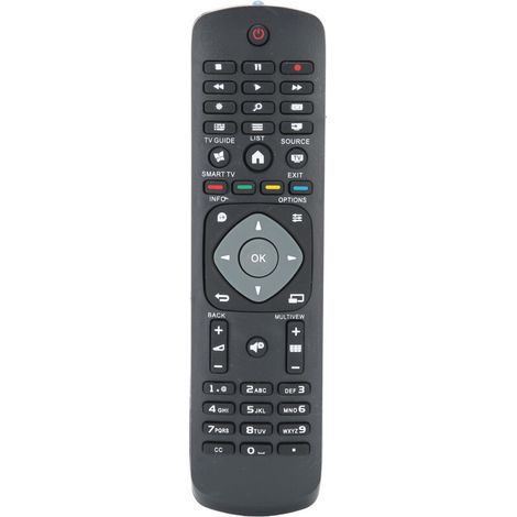 – Telecomando universale per TV Philips – Compatibile con LCD/LED – Non richiede programmazione – Distanza di trasmissione 8 m -Crezuo