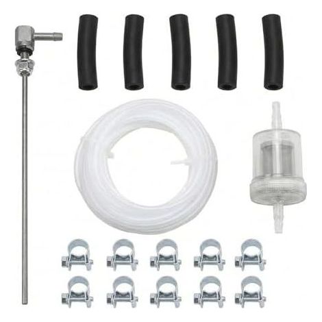 18-teiliges Kraftstoffheizungsschlauch-Set, komplettes Dieselheizungs-Set mit Kraftstoffrücklaufschlauch, Filter, Autozubehör für Fahrzeuge, Wohnmobile und Boote - (1/5)