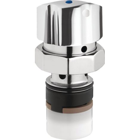 Tête interchangeable Presto Alpa bouton chromé - LES ROBINETS PRESTO S.A