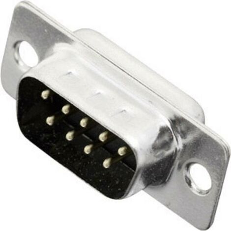 Embase SUB-D mâle 9 pôles MH Connectors 2101-0200-01 180 ° fût à souder 1 pc(s) (1/4)