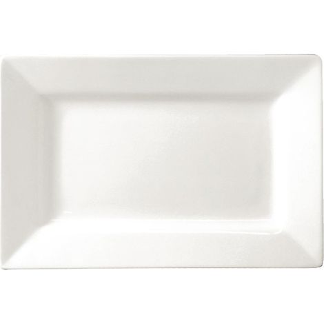 Assiettes Rectangulaires À Bord Large Lumina 257 x 155mm (Lot de 4) - Ref CD630 - Olympia (1/2)