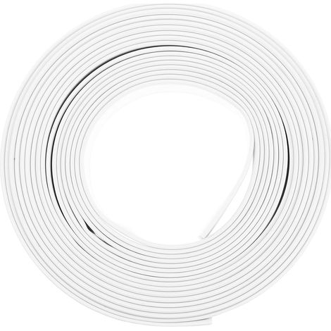 Gaine Thermorétractable Étanche 13.5mm Diamètre 3 m Longueur 2:1 Rapport de Rétrécissement Tube Thermoretractable à Double Paroi avec Colle Marine pour Isolation, Blanc (1/4)