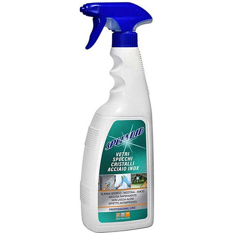 Pulitore per vetri e acciaio inossidabile Splendid Faren 750ml - Faren