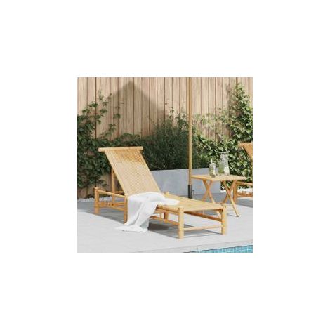 Chaise longue 55x199x30 bambou (1/5)