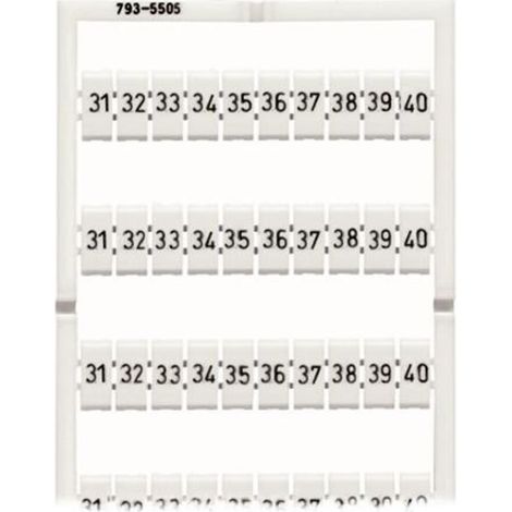 WAGO 793-5505 WMB 5-5,2 mm, AUFDR. WAAG. 31 - 40 (10x)-'1054225' (1/2)