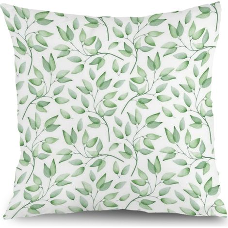 Housse de coussin extérieur floral, décoration canapé maison,45×45cm (1/5)