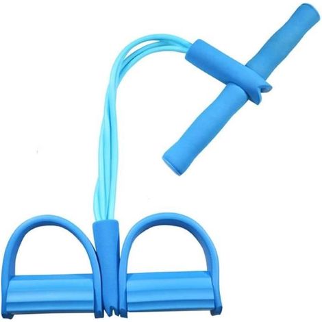 Pédale multifonctionnelle corde de tension élastique tendeur de jambe tendeur de jambe sit-ups abdomen abdomen (1/4)