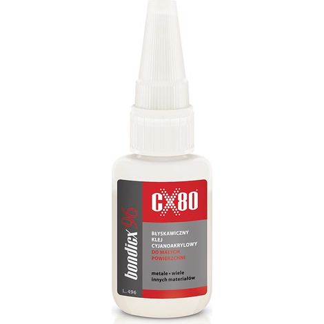 CX80 BONDICX 96 20G COLLA CIANOACRILICA PROFESSIONALE DI PRECISIONE PER METALLI