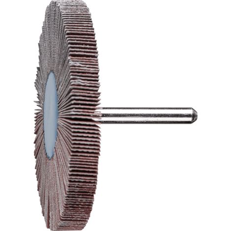 PFERD TOOLS Korund Fächerschleifer F Ø 80x10mm Schaft-Ø 6 mm A320 für Feinschliff und Finish 10 Stk