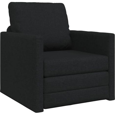 Maison Exclusive - Schlafsofa Schwarz 74 x 77 x 81 cm Stoff