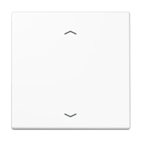 Jung Tecla para pulsador KNX, F10, con símbolos de flecha, duroplástico, Serie LS, blanco alpino LS 101 P WW