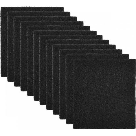 Lot de 4 filtres à charbon pour bacs à litière pour chats – filtres de rechange hautement absorbants pour bacs à litière pour chats à couvercle à charnière (1/5)