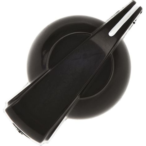 Bouton de potentiomètre RS PRO, Axe de 6.4mm, Diamètre de 32mm, Vis sans tête