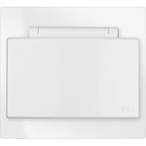 Vestra Steckdose 2x2P+Z ohne Rahmen, Unterputzmontage, hermetisch IP44, weiß 3845-10