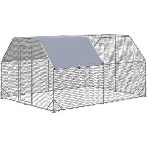 Aga Recinto con telo per galline 2,8x3,8x1,95 m