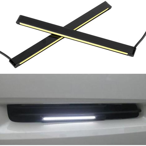 Feu de jour COB étanche à LED haute luminosité, 16 cm, blanc, pour voiture. (1/5)