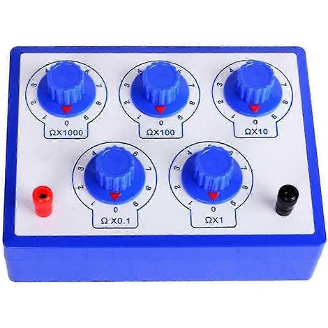 Boîte de résistances J2361, résistance variable décimale de précision 0-9999,9 ohmmètre pour l'enseignement des circuits intégrés f26 (1/5)