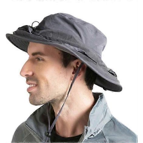 Chapeau d'extérieur à large bord en maille, protection contre les insectes et le soleil (1/5)