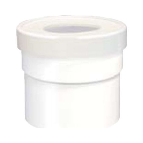 First Plast – Raccord d'évacuation PVC femelle femelle Ø100 – Sortie droite – Installation simplifiée avec joint d'étanchéité – Pour réseaux d'eaux usées