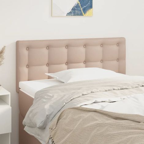 Tête de lit Design industriel - Pour Lit adulte - Cappuccino 80x5x78/88 cm Similicuir Chic-409319 (1/5)