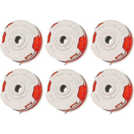 bobine et cordon de rechange pour tondeuse à cordon Fly021, paquet de 6, pour Flymo (1/2)