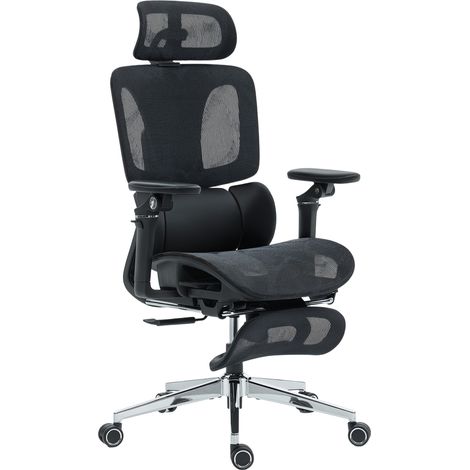 Ergonomic Office Chair-- High Back Mesh Desk Chair-- Black (1/5)