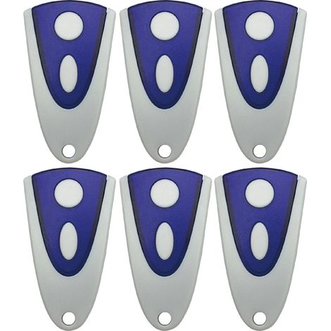 Lot de 6 Émetteur Porte de Garage 433,92MHz Compatible avec Novoferm Novotron 502 MAX43-2 Novotron 512 MIX43-2 pour Novotron 522 Novoferm MNHS433-2 (1/5)