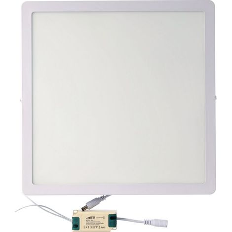 Jandei - Downlight LED 24W 6000K carré blanc surface Plafon LED (1/4)