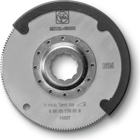 FEIN HSS-Sägeblatt Holz, Breite 100 mm, VE 1 St, ohne Tiefenanschlag