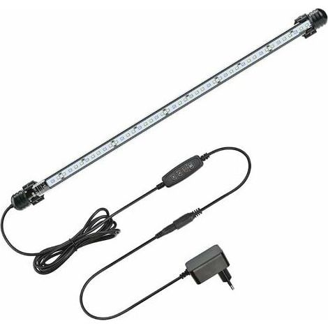Éclairage LED pour aquarium avec minuterie, submersible, blanc et bleu, éclairage réglable, 4 W, 230 lumens (1/5)