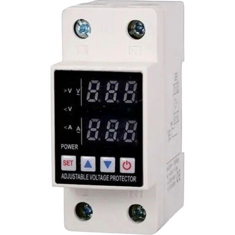 gloca Relè Automatico Di Protezione Sovratensione 230V AC 63A DIN (1/4)