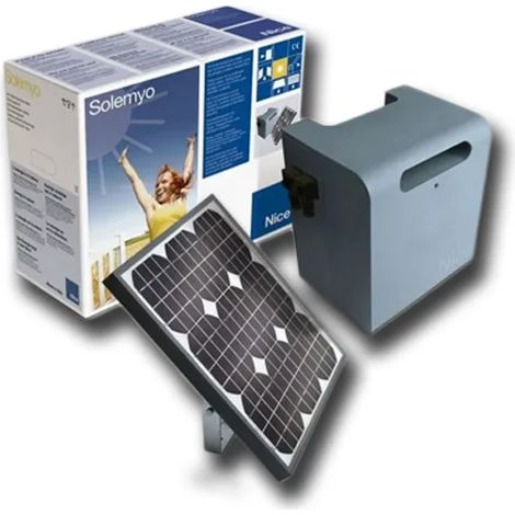Kit de sistema de energía solar para automatización Solemyo NICE SYKCE (1/3)